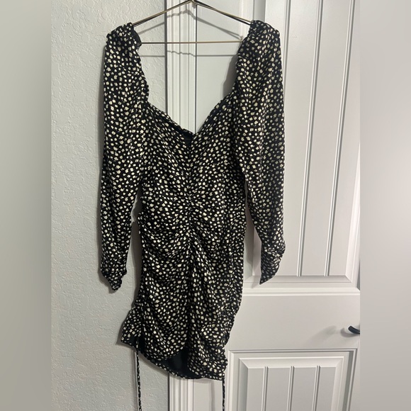 LUSH MINI Floral Sweetheart neckline dress fall - Picture 3 of 10